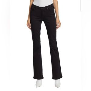 7 for all Mankind black Kimmie mid-rise bootcut jeans size 26